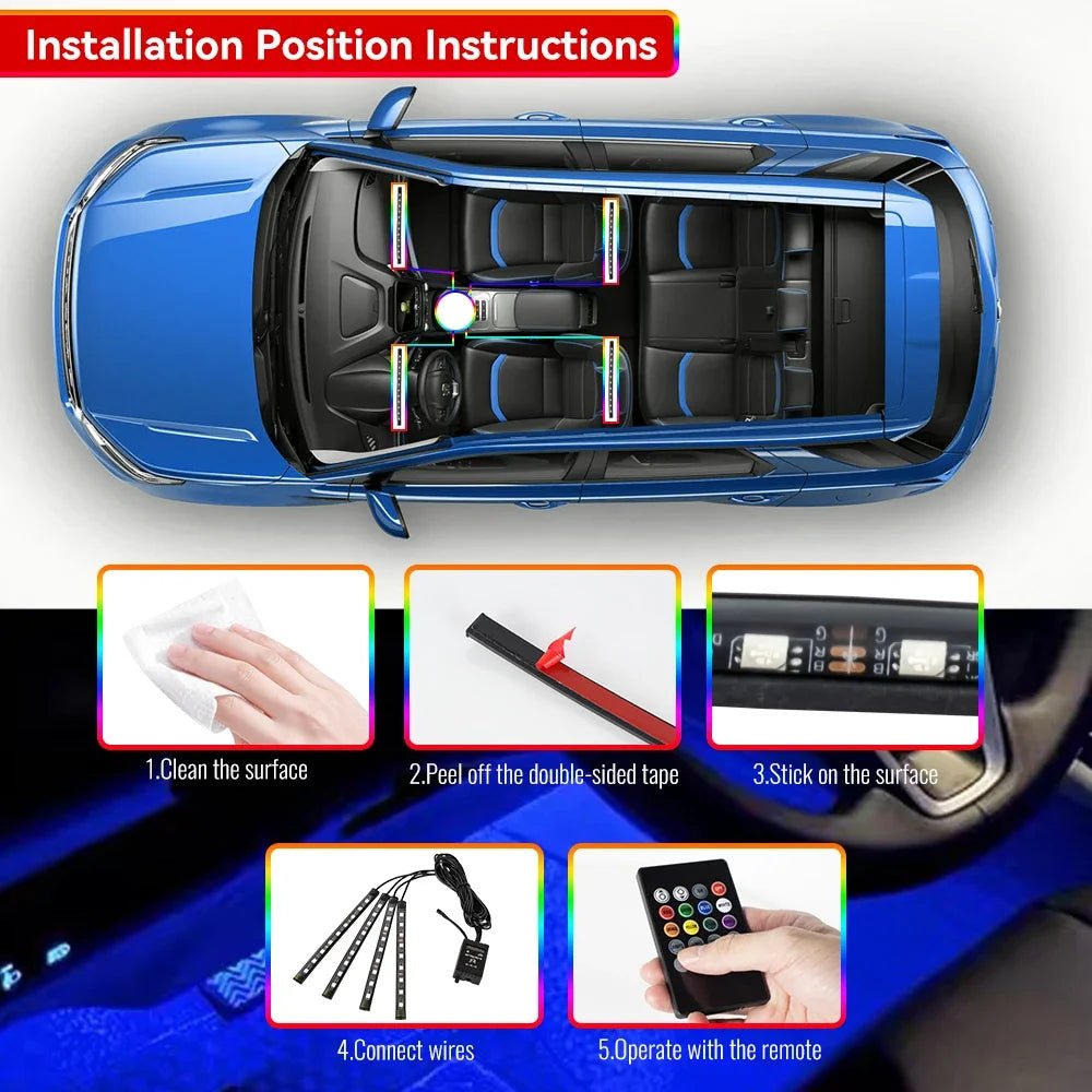 AutoSnap Aura™ — Interior Glow Kit - AutoSnap